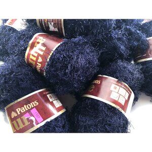LOT OF 10 SKEINS: Patons Allure 47 yards Color Sapphire